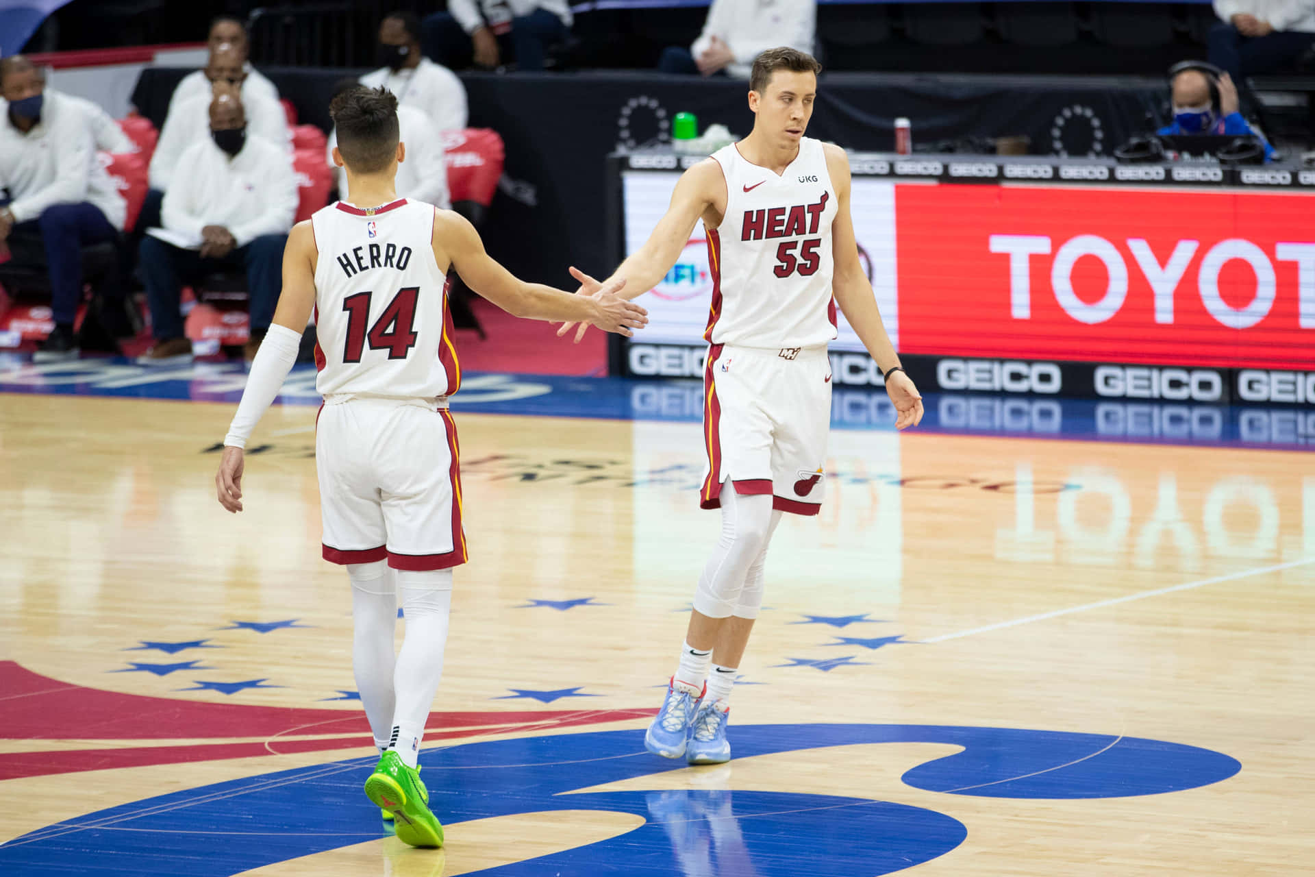 Tylerherro Jugando Con El Miami Heat. Fondo de pantalla