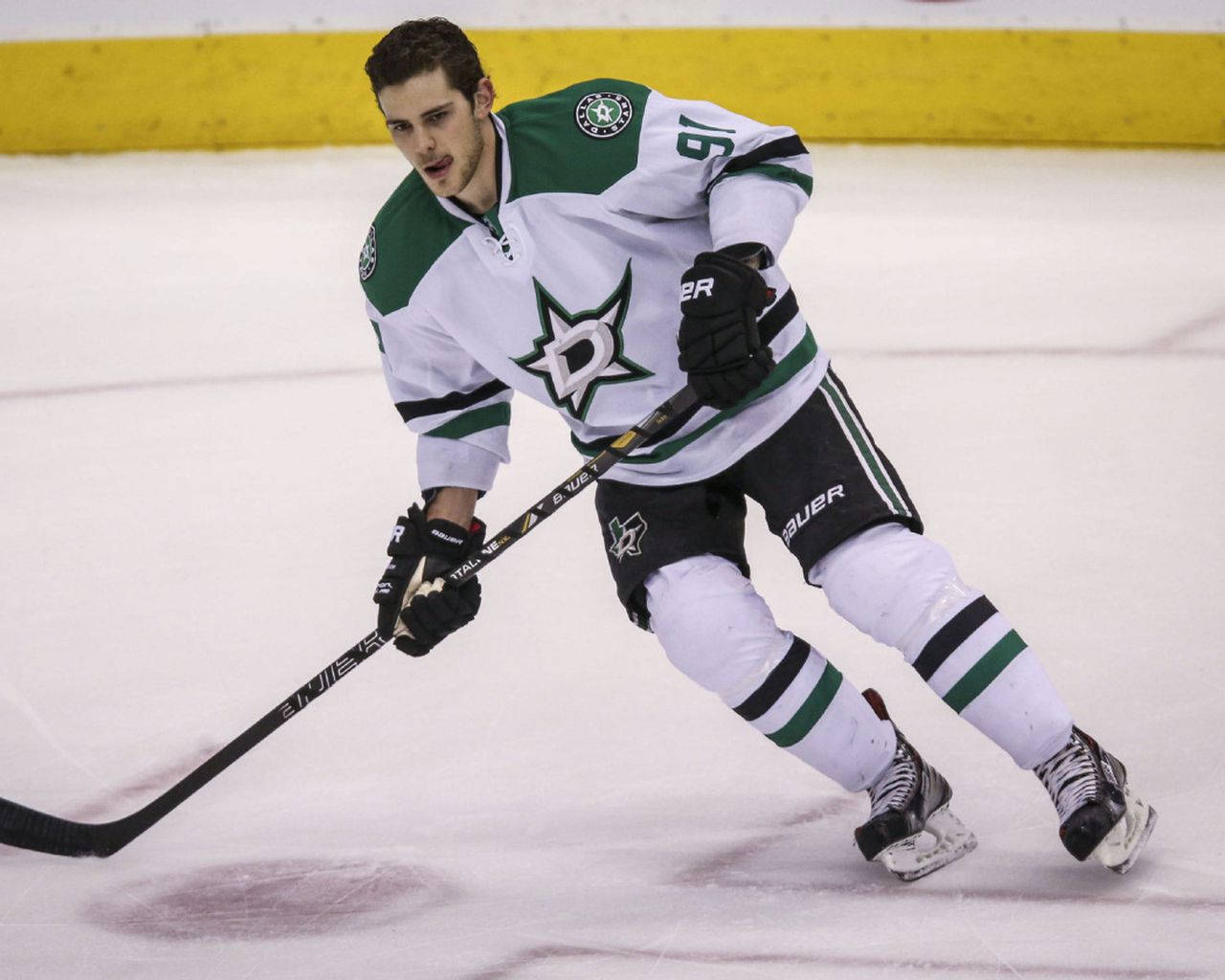 Tyler Seguin Dallas Stars Savior Ice Hockey Skate Background