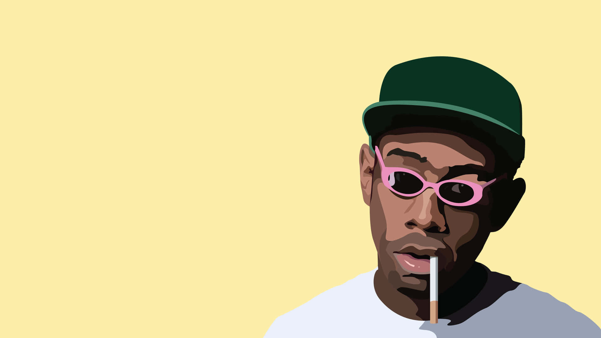 Hip-hop artist Tyler The Creator performs on stage.