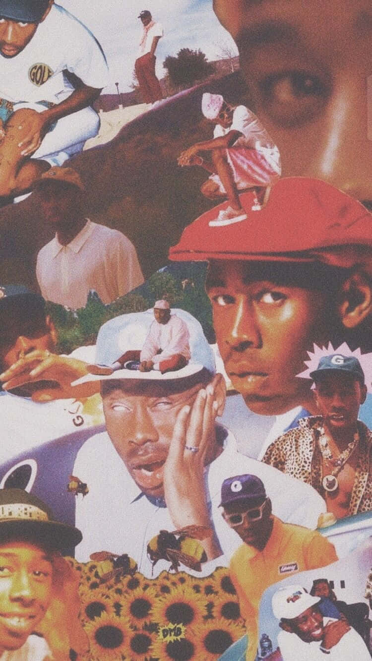 Tyler The Creator Collage Aesthetic Wallpaper