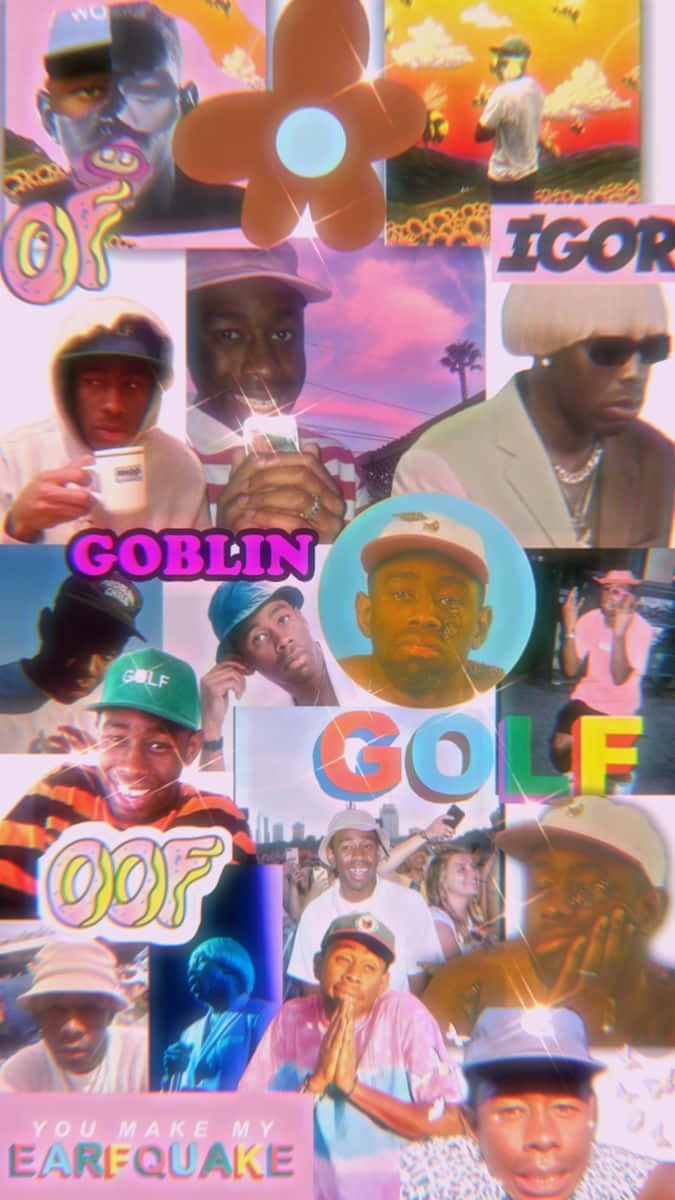 Tyler The Creator Collage Aesthetic Wallpaper
