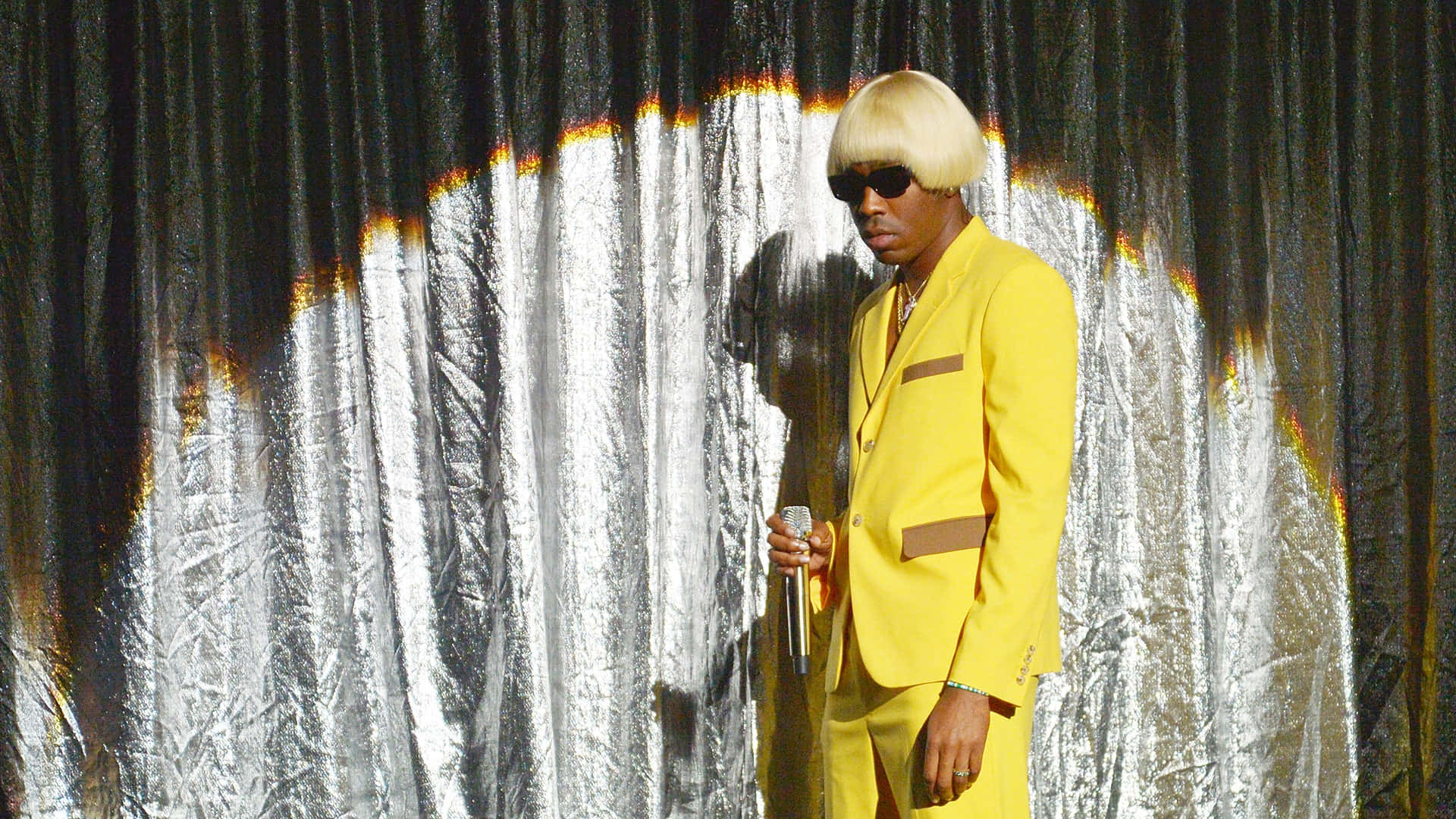 Feel the Colorful Vibes of Tyler The Creator's Album IGOR Wallpaper