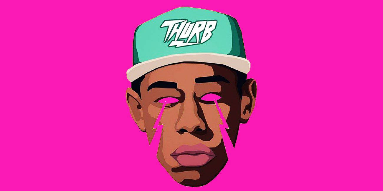 Tyler The Creator's Iconic Pink Artwork Wallpaper