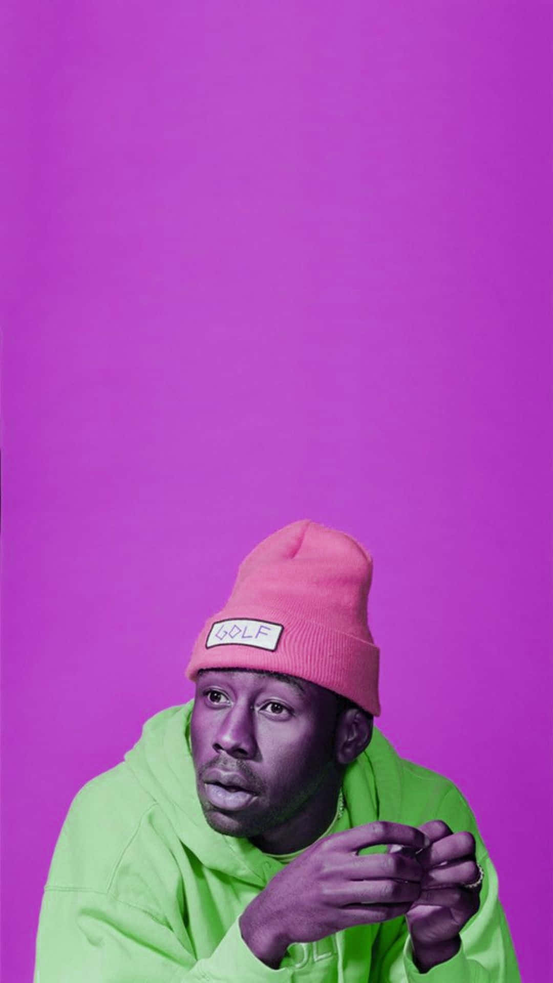 Tyler The Creator Pinkand Green Aesthetic Wallpaper