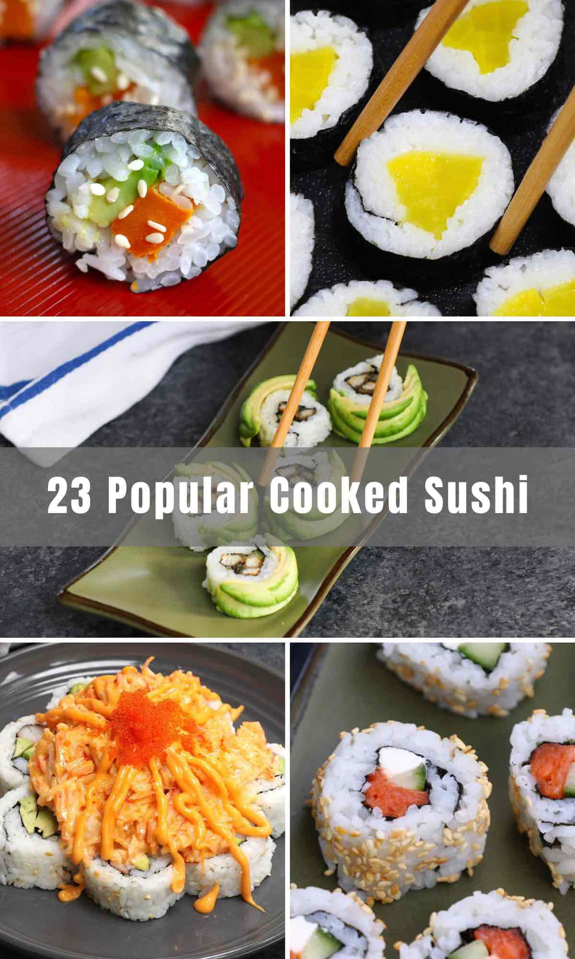 Types Of Sushi Popular Picture