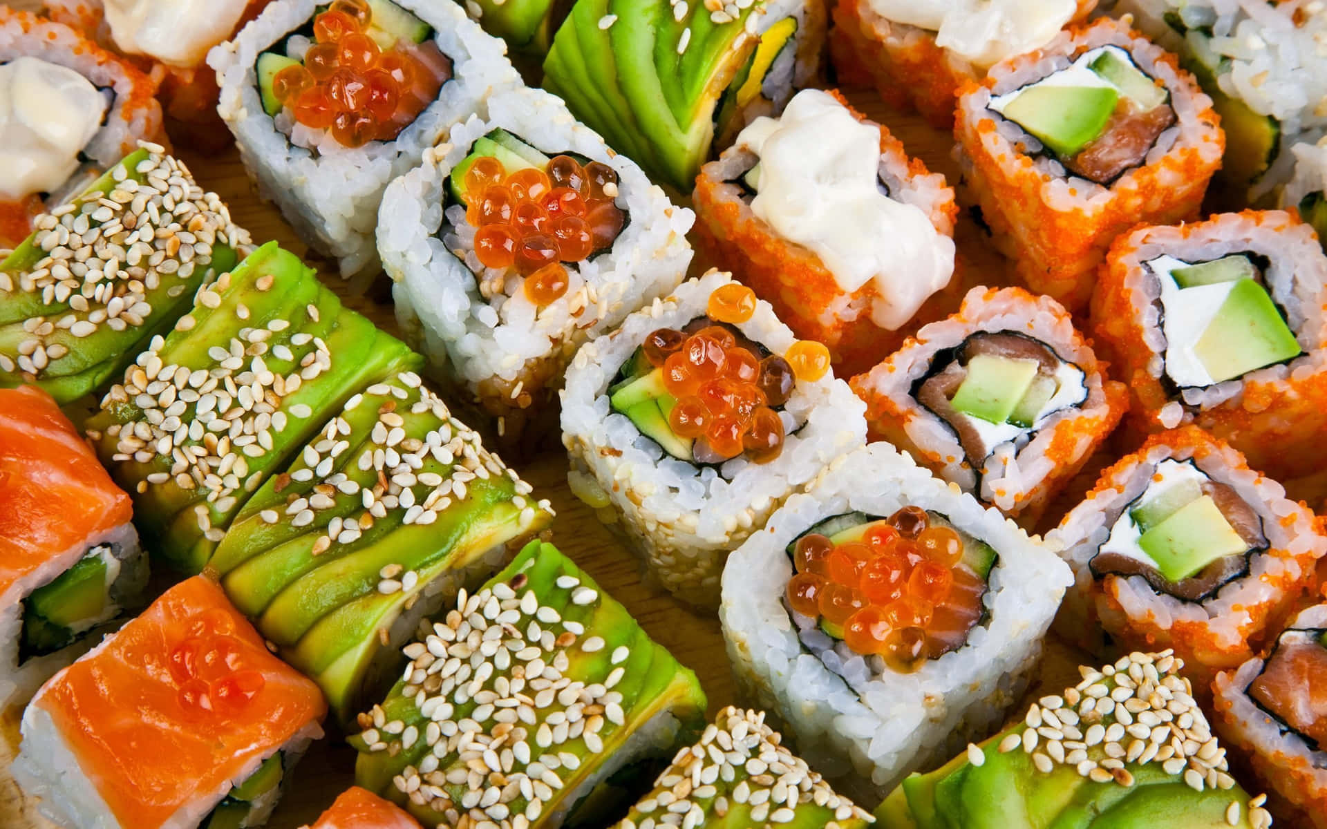 Typerav Bilder På Japansk Sushi.