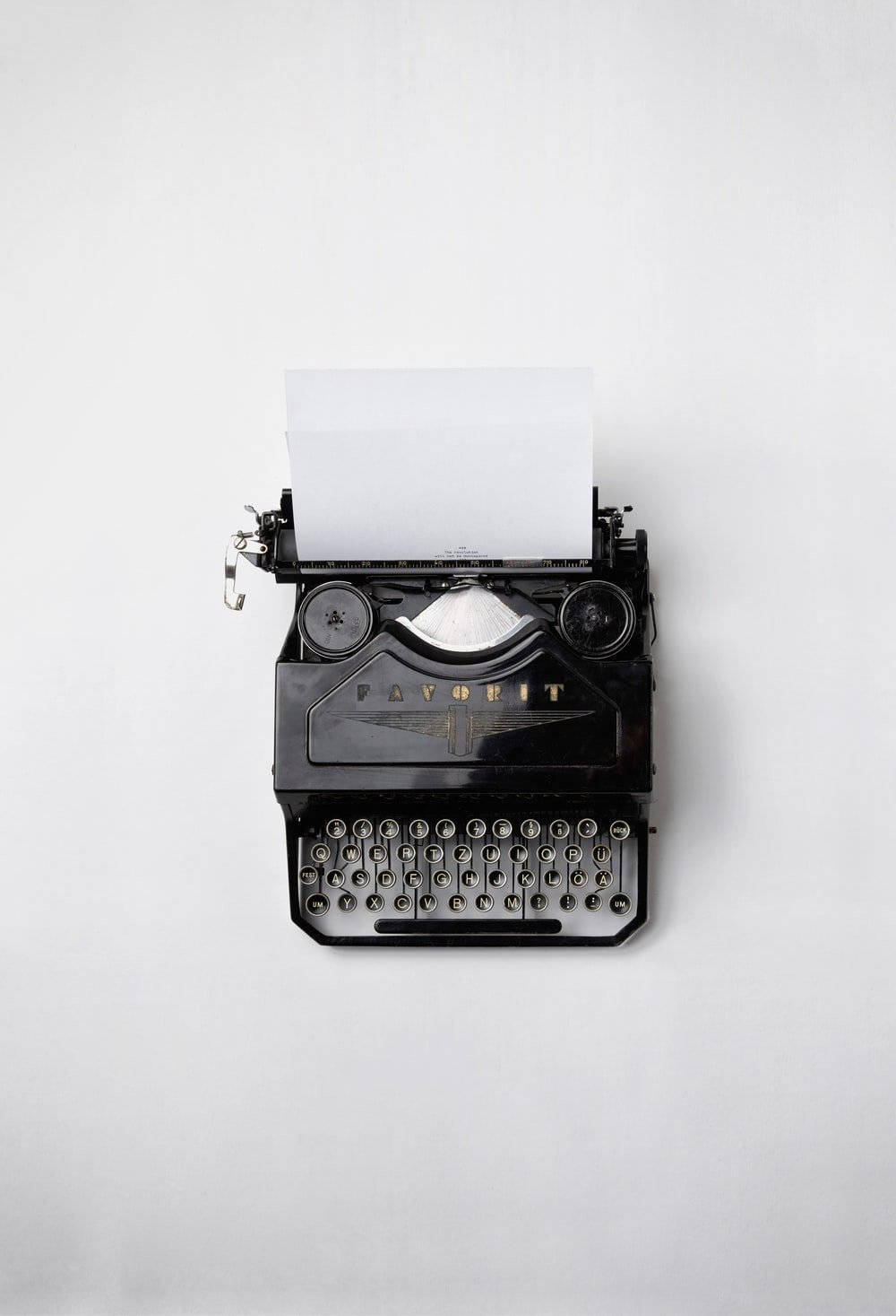 Typewriter For Content Writing Background