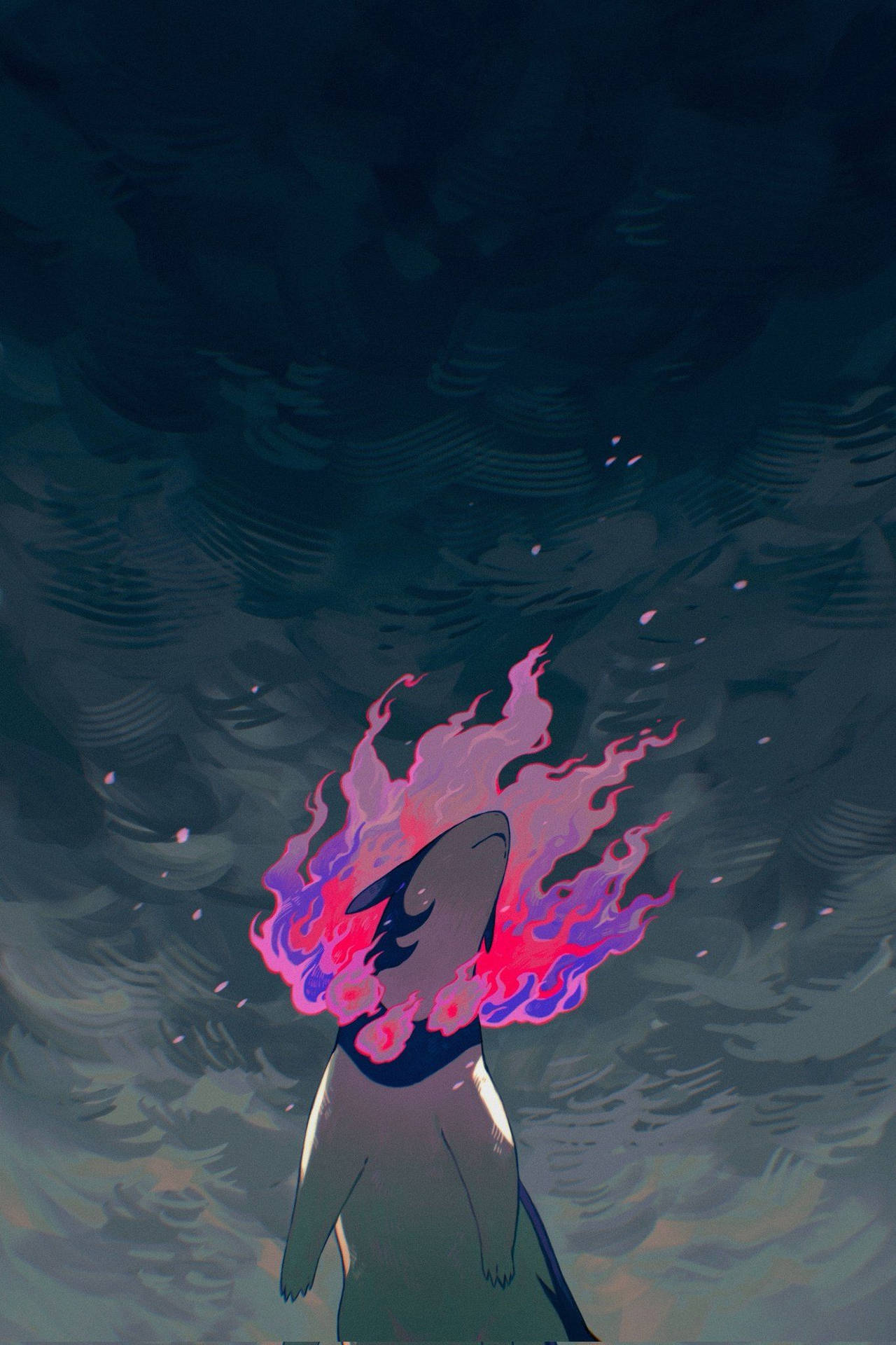 Typhlosion Pink Flame Wallpaper