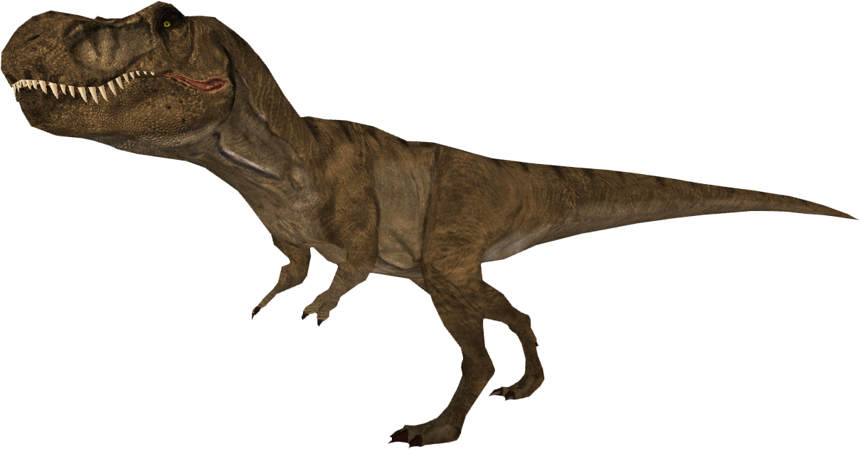 Tyrannosaurus Rex Full Body Profile PNG