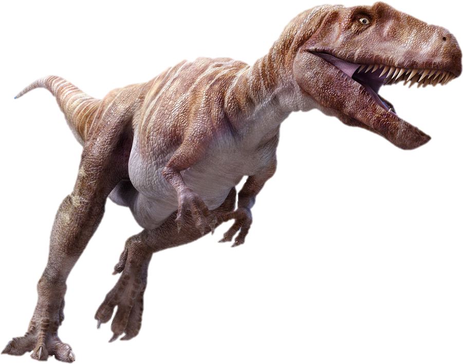 Tyrannosaurus Rex In Action PNG