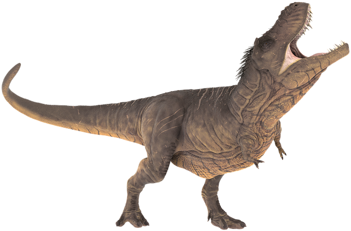 Tyrannosaurus Rex Roaring Pose PNG