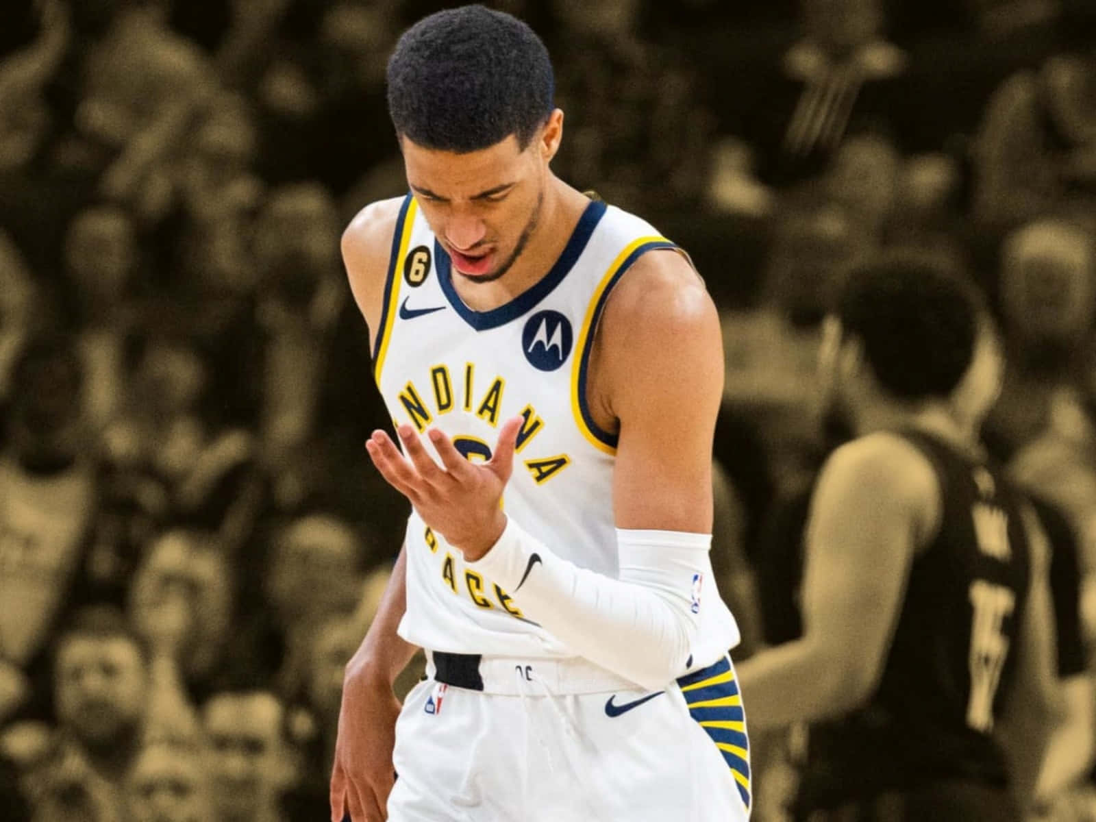 Tyrese Haliburton Indiana Pacers Game Moment Wallpaper