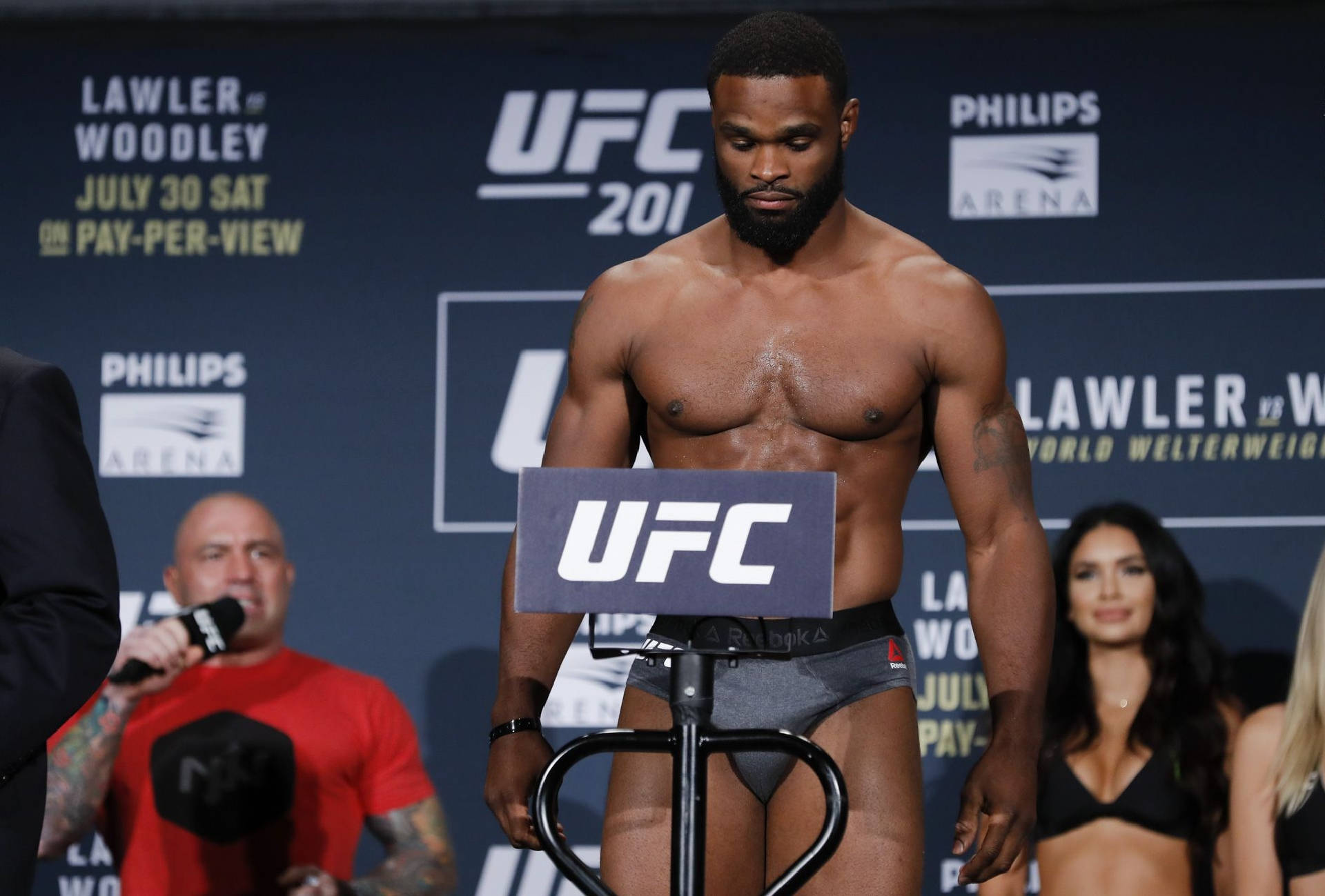 Tyron Woodley Weighing Scale Wallpaper