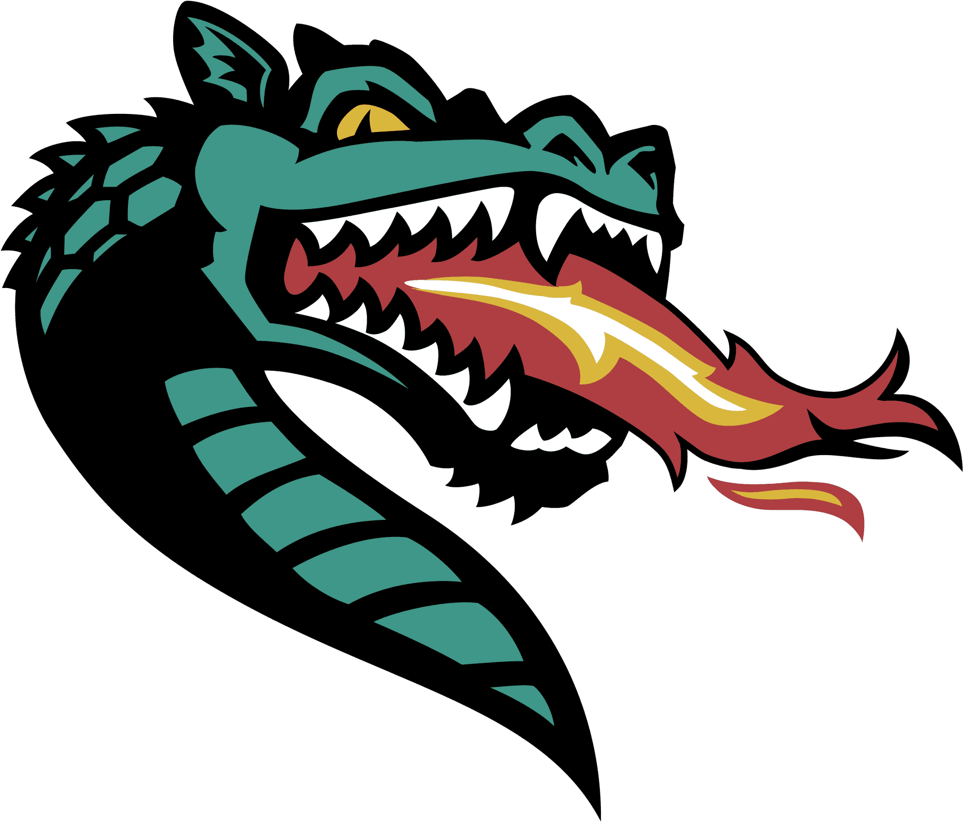 U A B Blazers Dragon Logo PNG