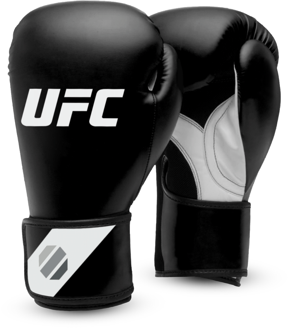 U F C Boxing Gloves Black PNG