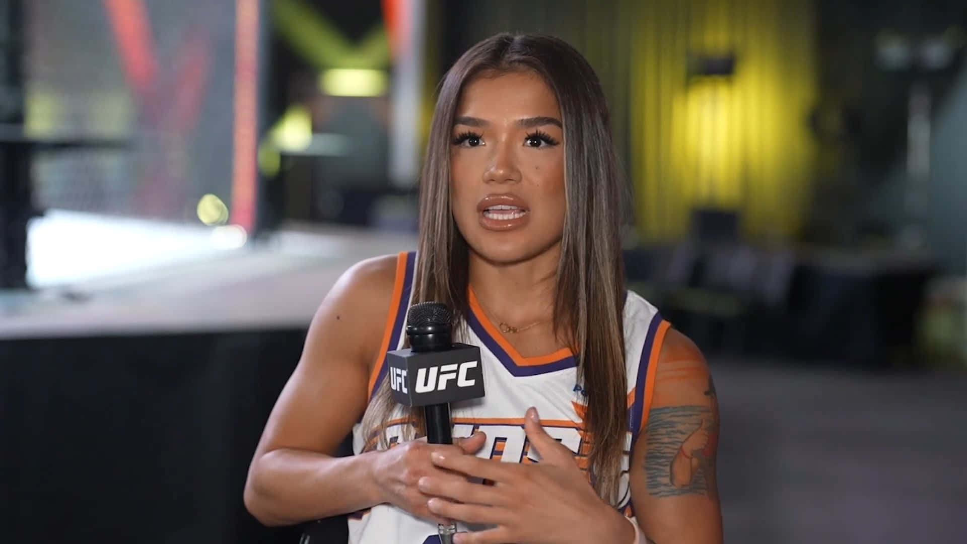 U F C Fighter Tracy Cortez Interview Wallpaper