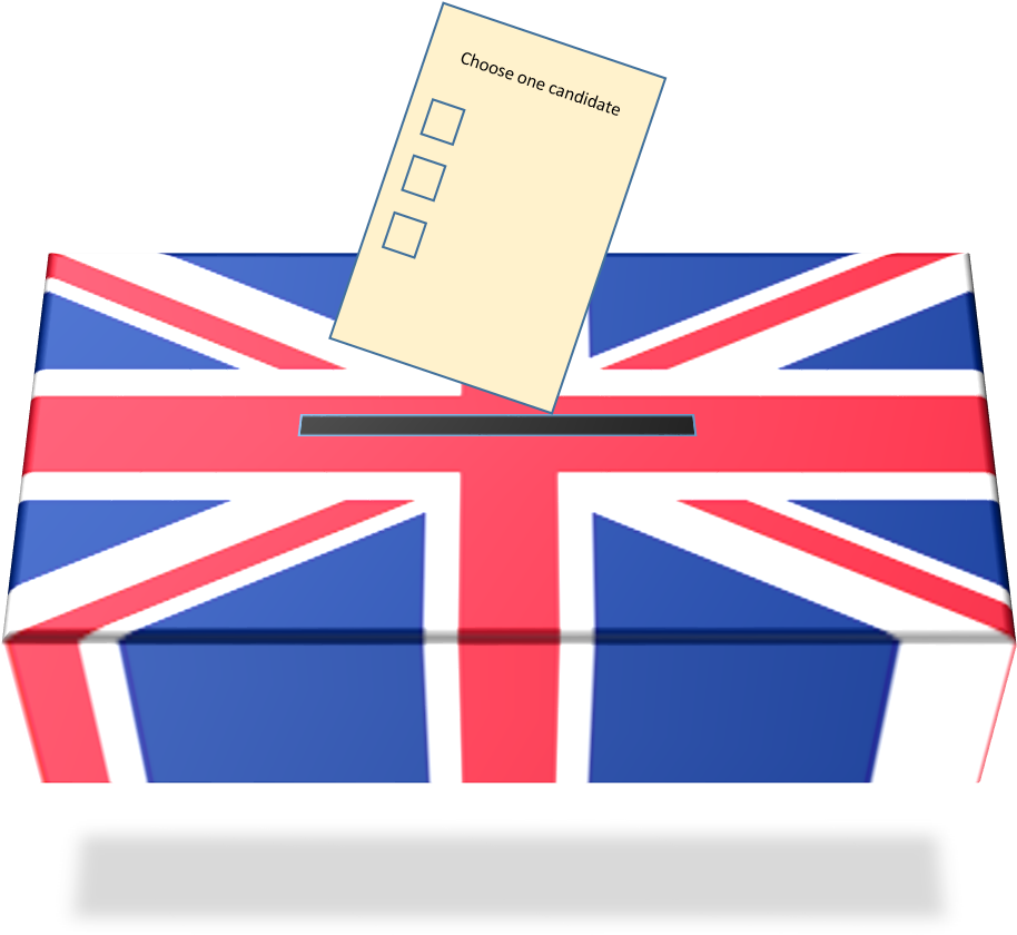 U K Election Ballot Box PNG