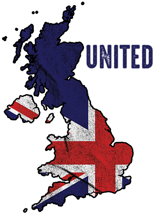 Download U K Mapand Flag Overlay | Wallpapers.com