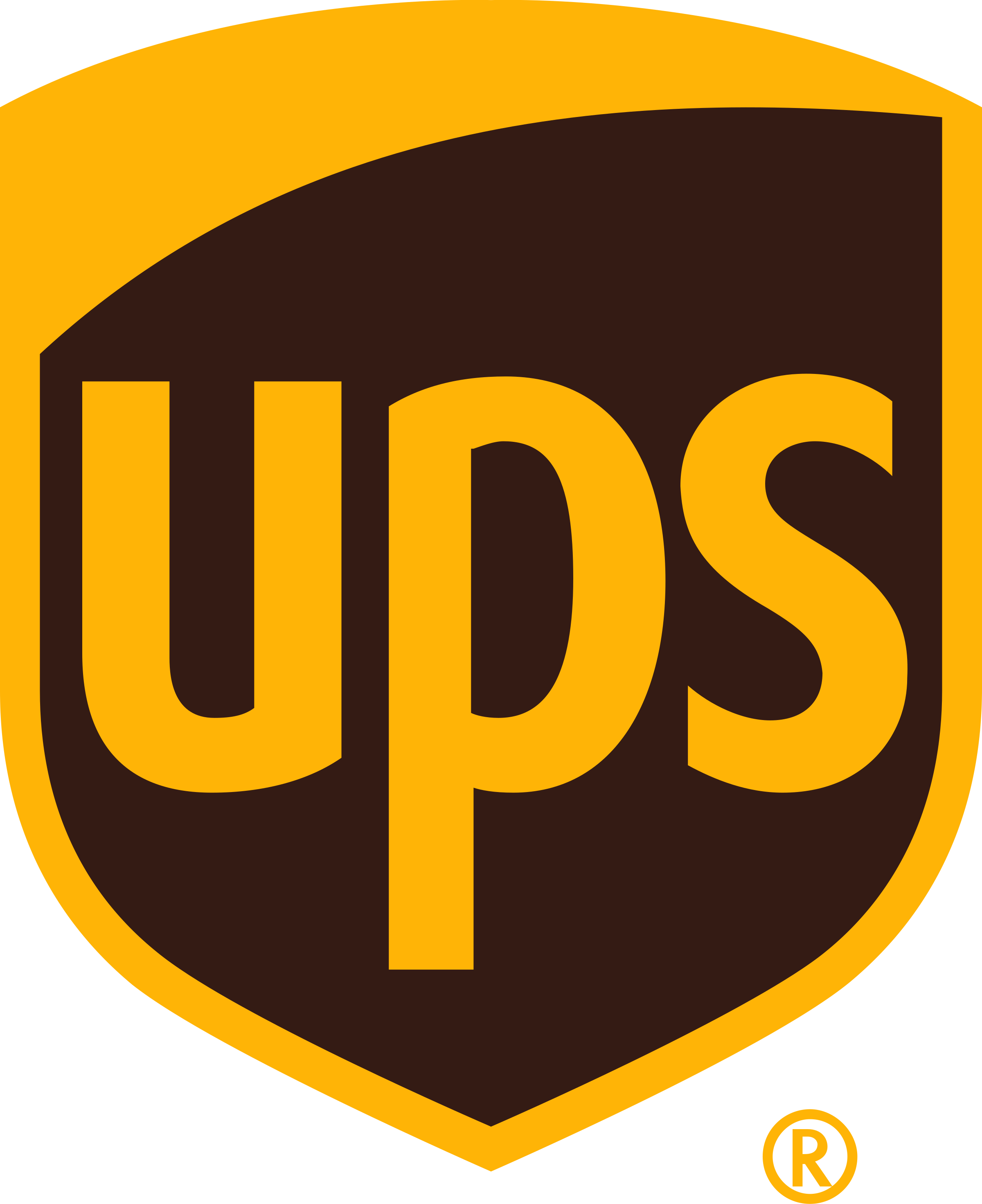 U P S Logo Shield Design PNG