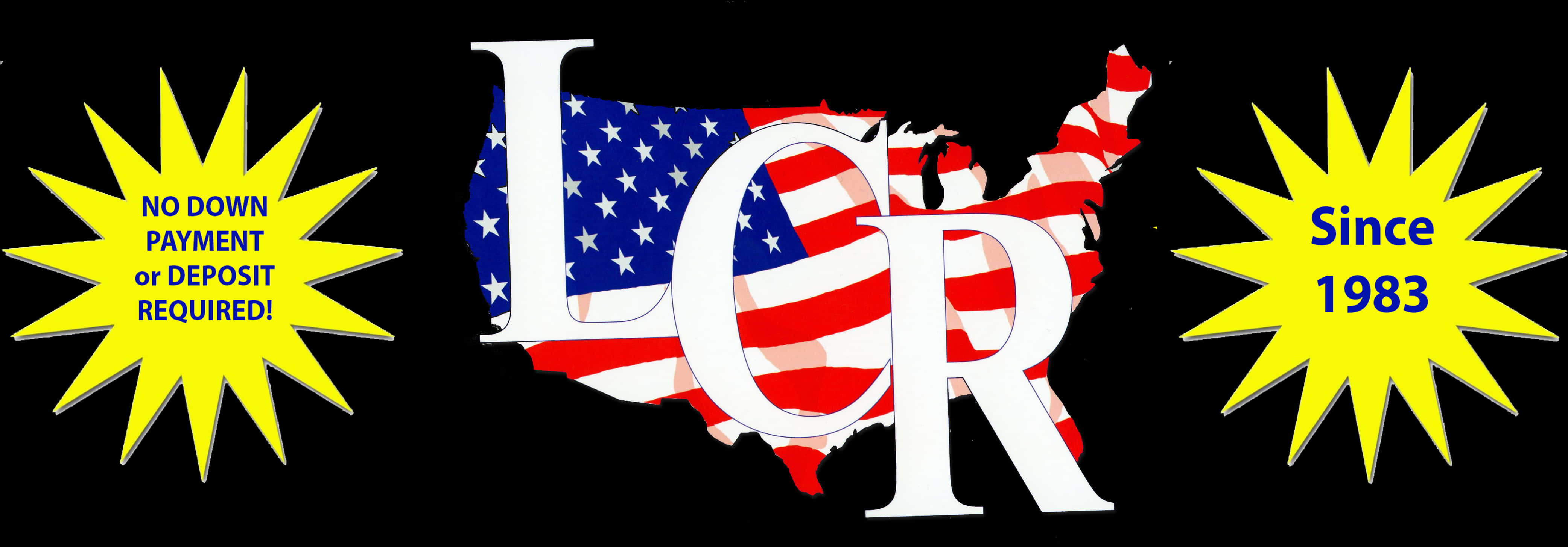 U S A Flag Styled Promotional Banner PNG
