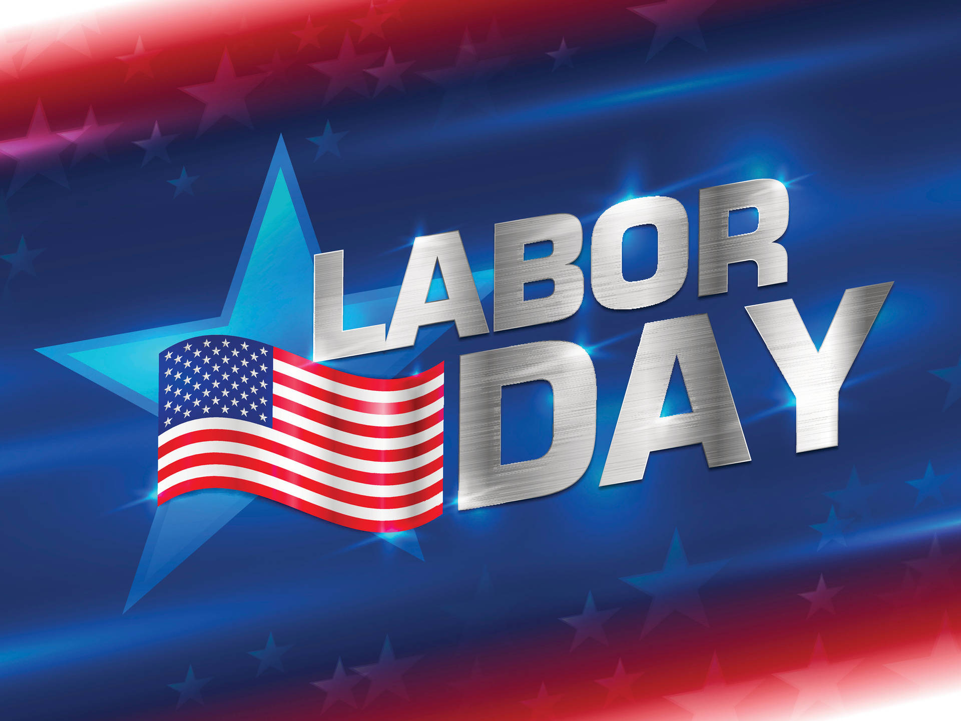 U.S.A Labor Day Digital Background Wallpaper