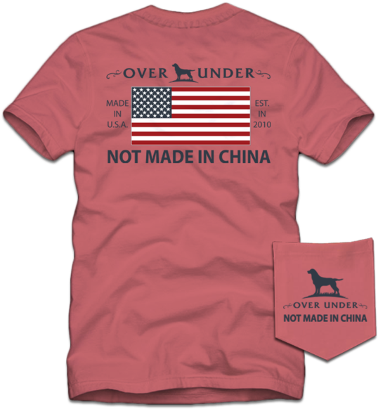 U S A Patriotic T Shirt Not Madein China PNG