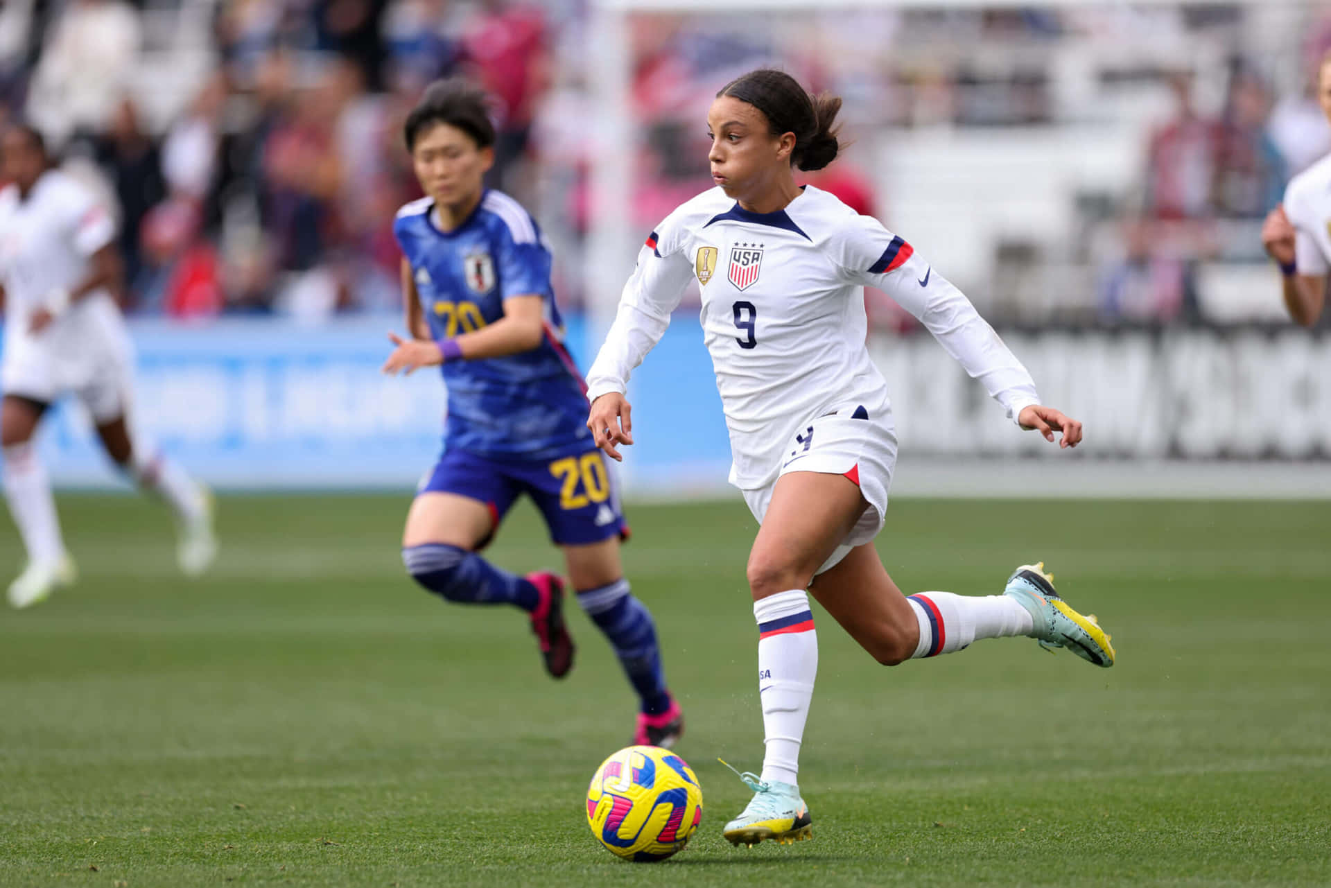 Action De L'équipe Féminine De Soccer Des États-unis Fond d'écran