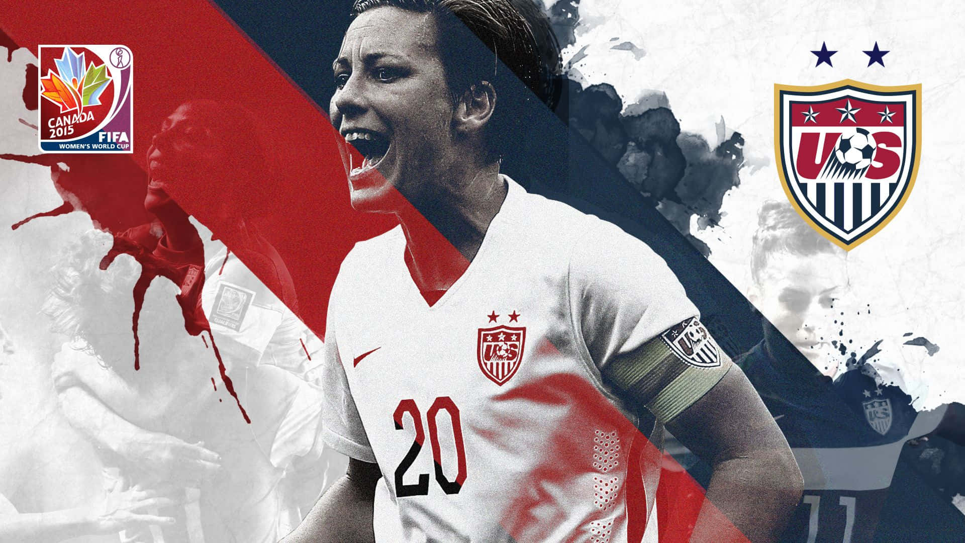 U S A Womens Soccer Player Canada2015 F I F A World Cup Wallpaper