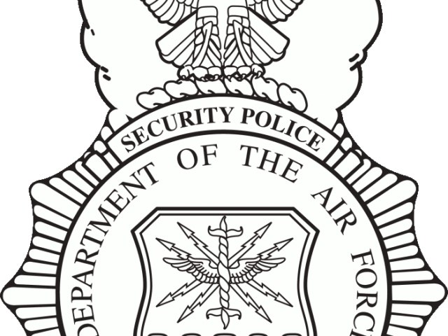 U S Air Force Security Police Badge PNG