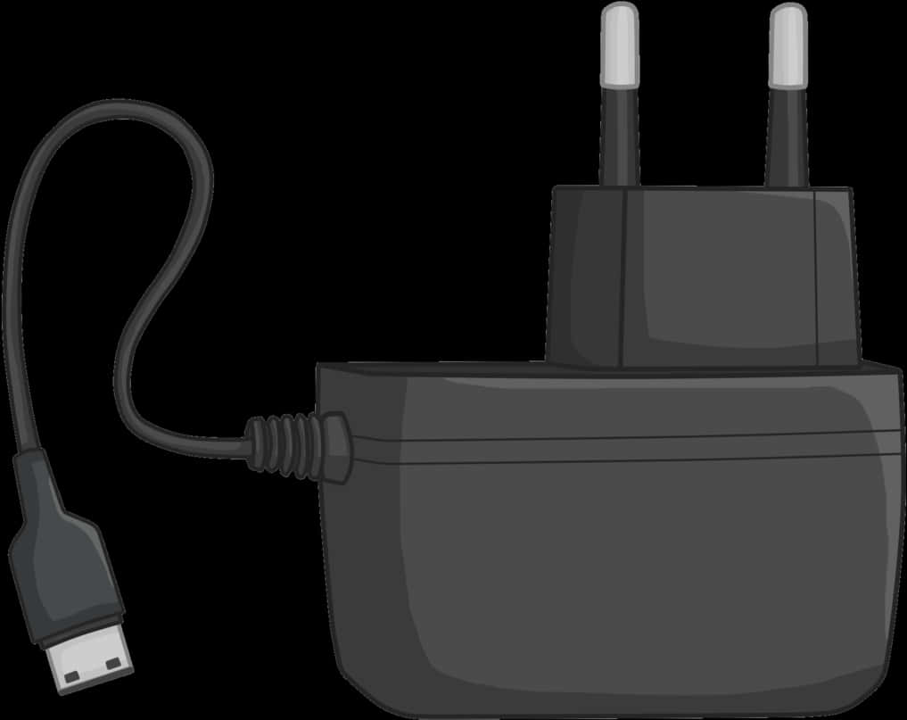 U S B Phone Charger Graphic PNG