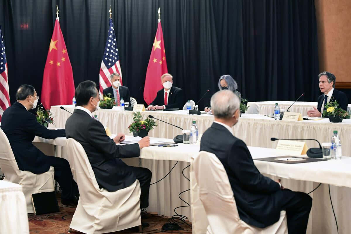 U S China Diplomatic Meeting Wallpaper