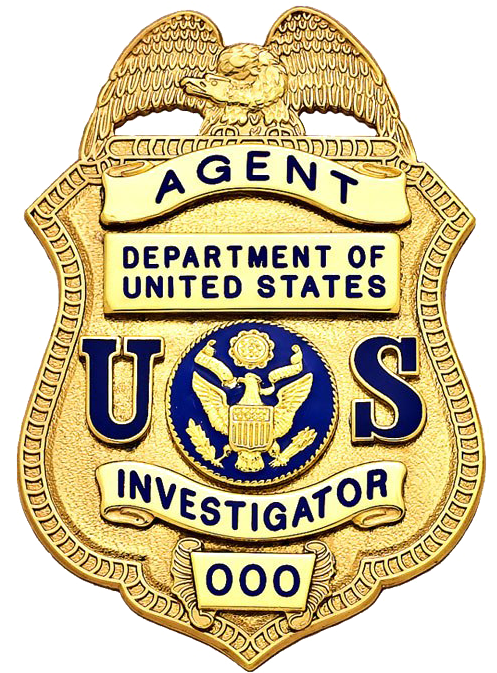 U S Investigator Badge PNG