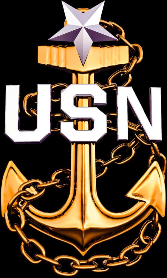 U S N Anchor Emblem PNG