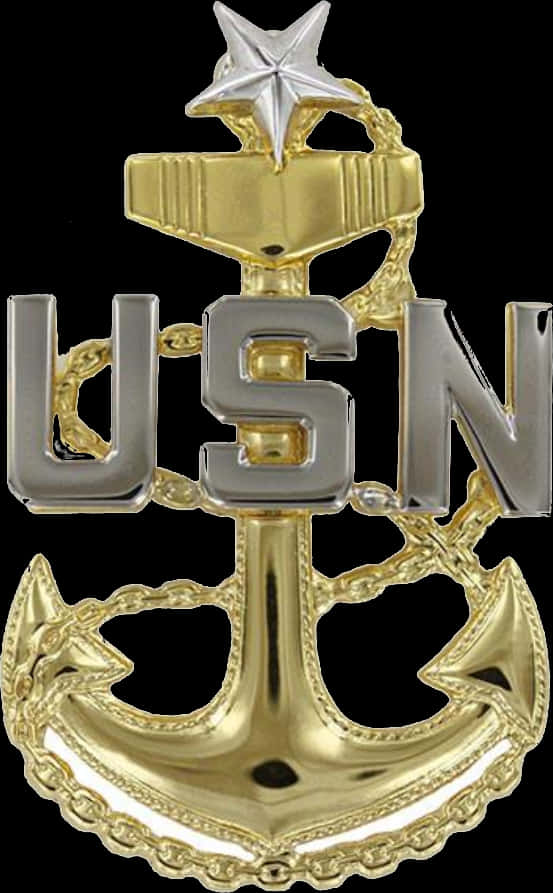 U S Navy Anchor Emblem PNG