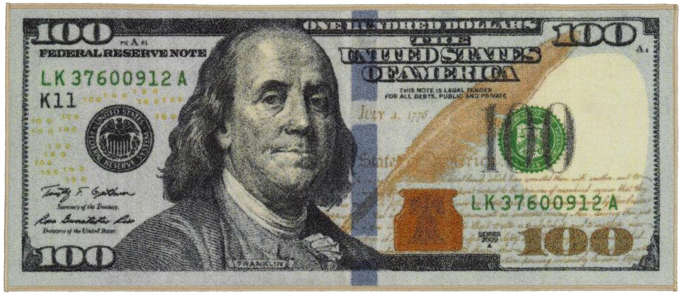 U S100 Dollar Bill Front PNG