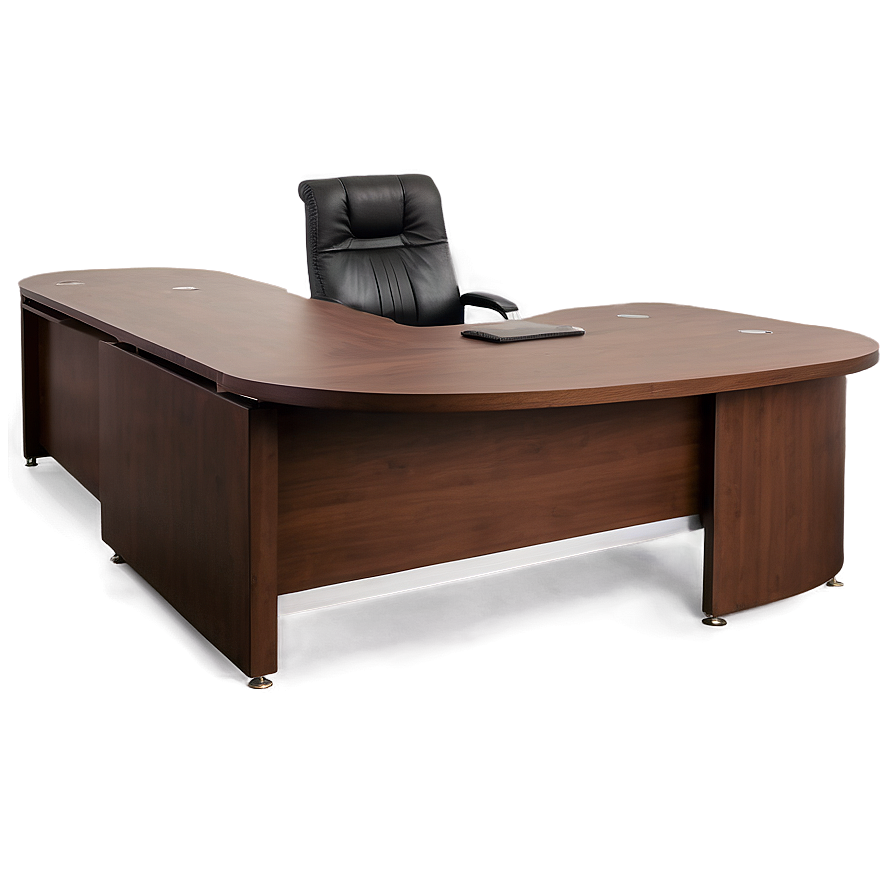 U-shaped Office Desk Png Men37 PNG