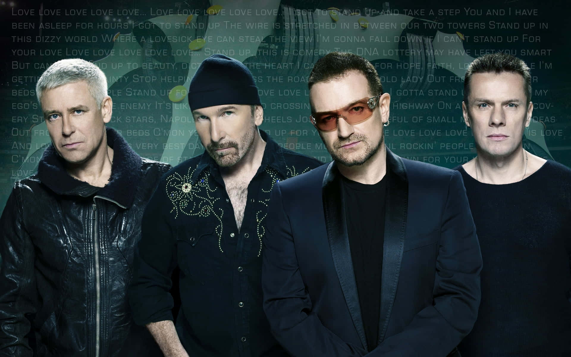 U2 Band On Stage In Concert Wallpaper
