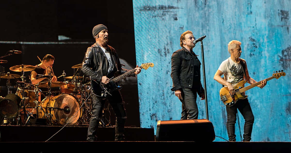 U2 Band En Concert Live Fond d'écran