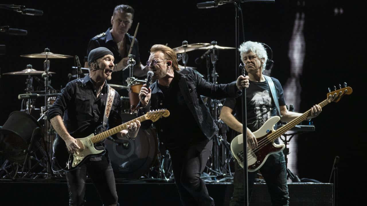 Performance Live Du Concert De U2 Fond d'écran