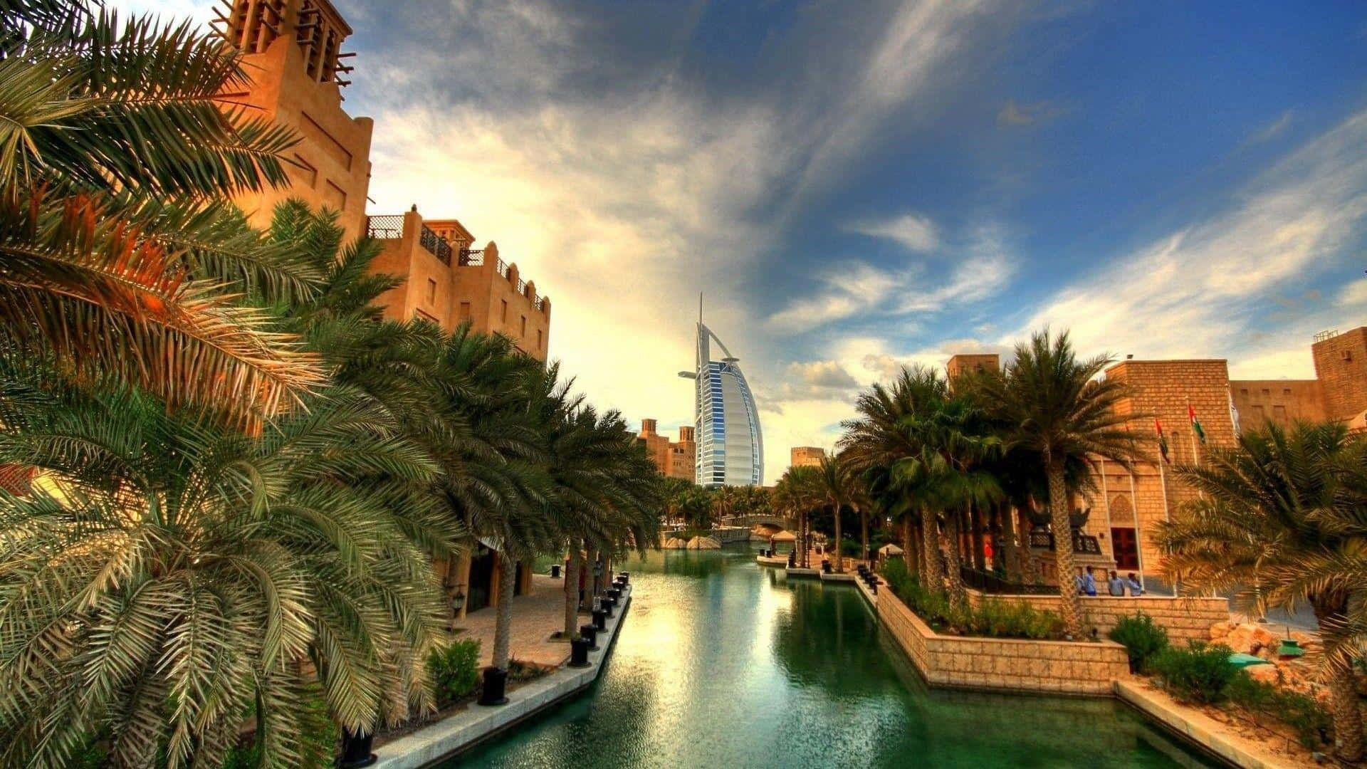 Forenedearabiske Emirater: Et Imponerende Landskab.