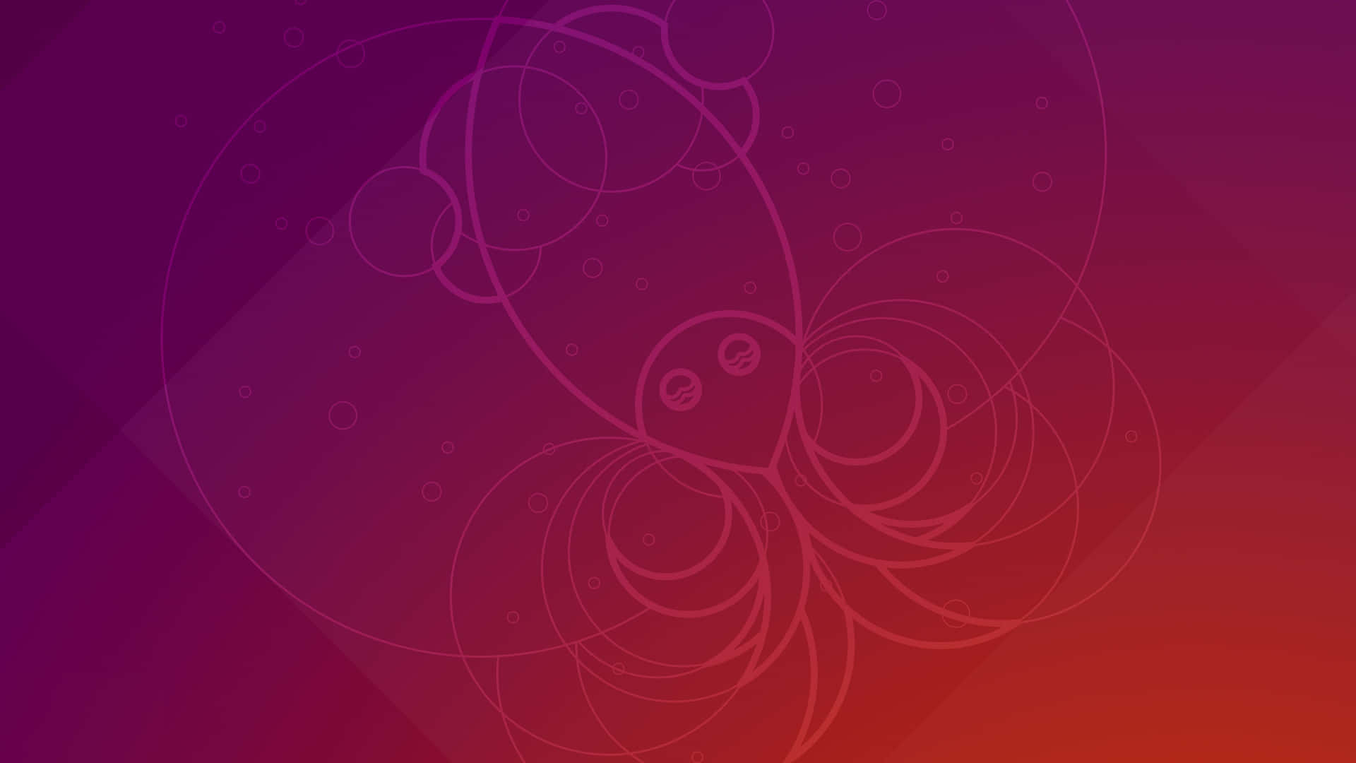 A Purple Background With An Octopus On It Wallpaper