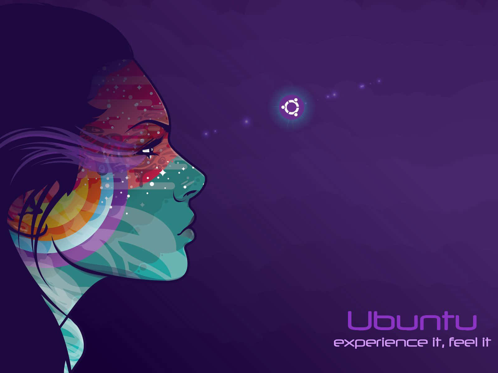 A Woman's Face With The Words Ubuntu Experience It