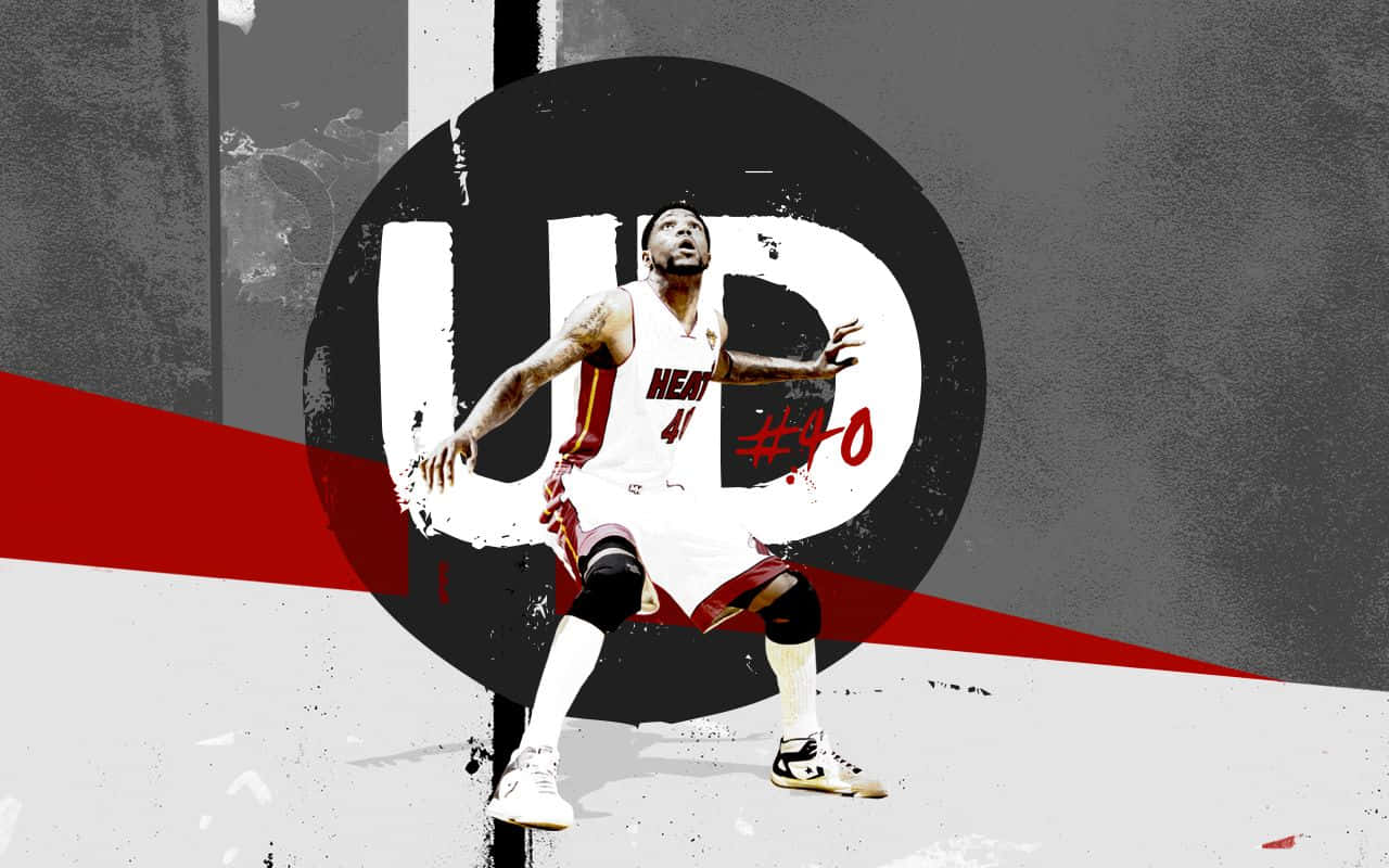 Miami Heat legend and three-time NBA champion Udonis Haslem Wallpaper