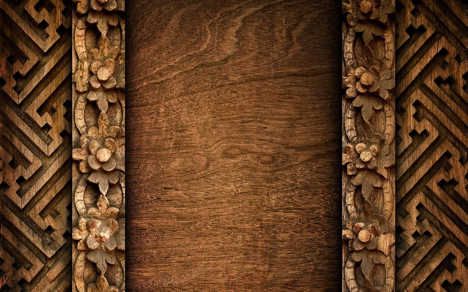 Udsmykkede Wood Texture Wallpaper