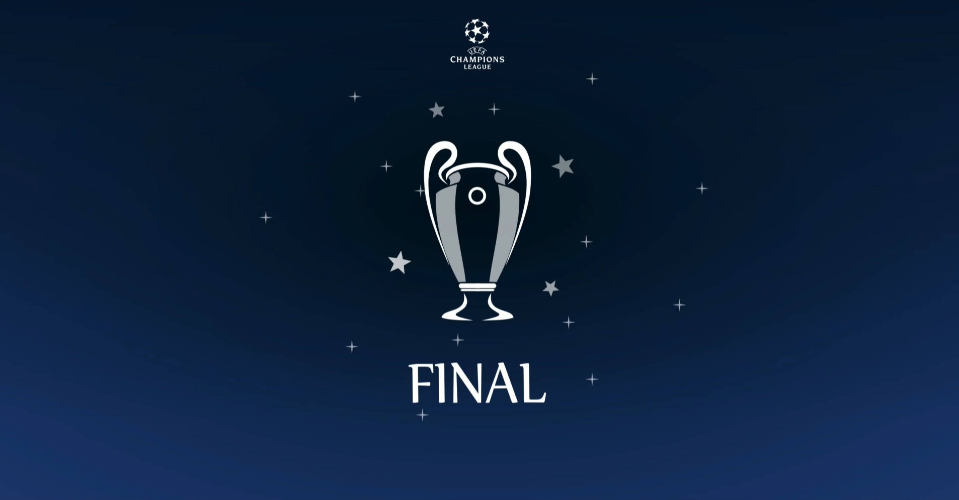 UEFA Champions League Final Trophy Minimalist Wallpaper