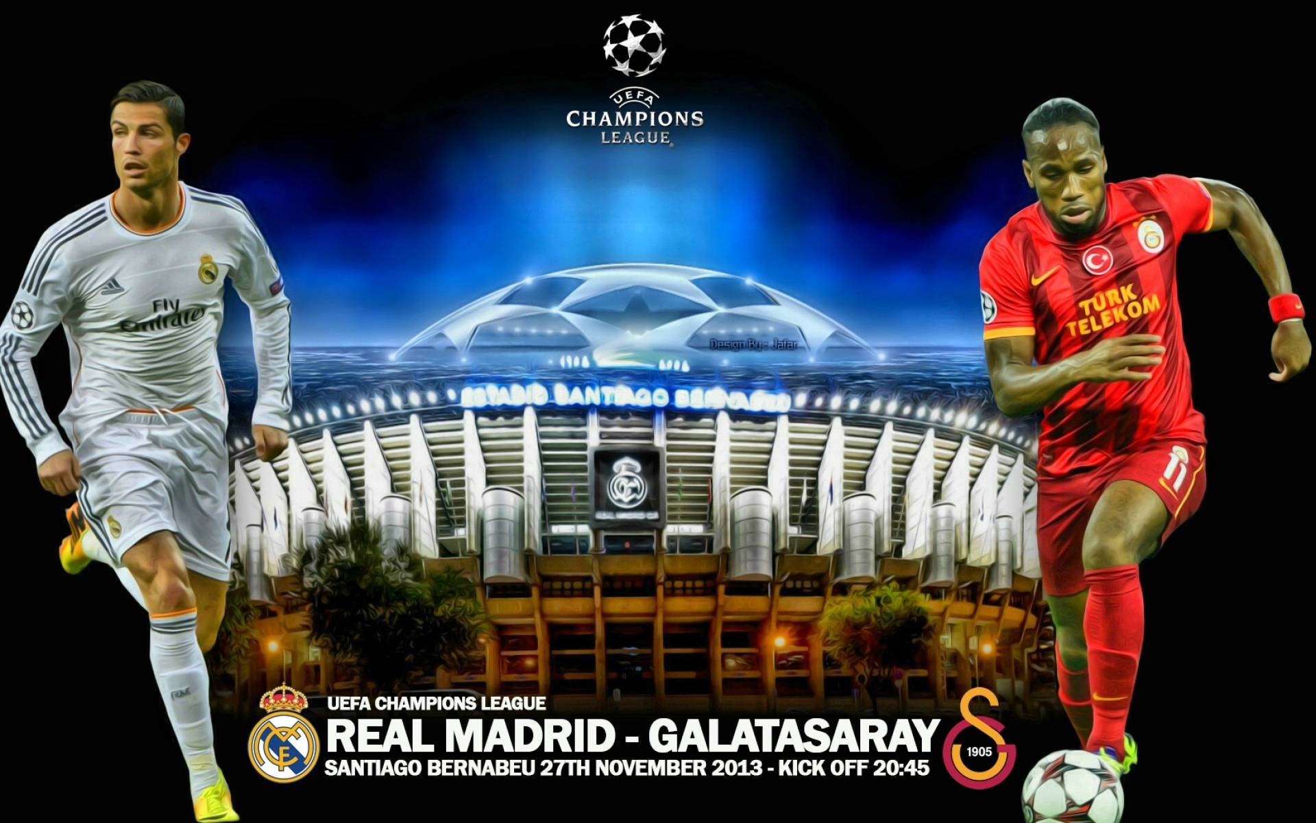 UEFA Champions League Real Madrid VS Galatasaray Wallpaper