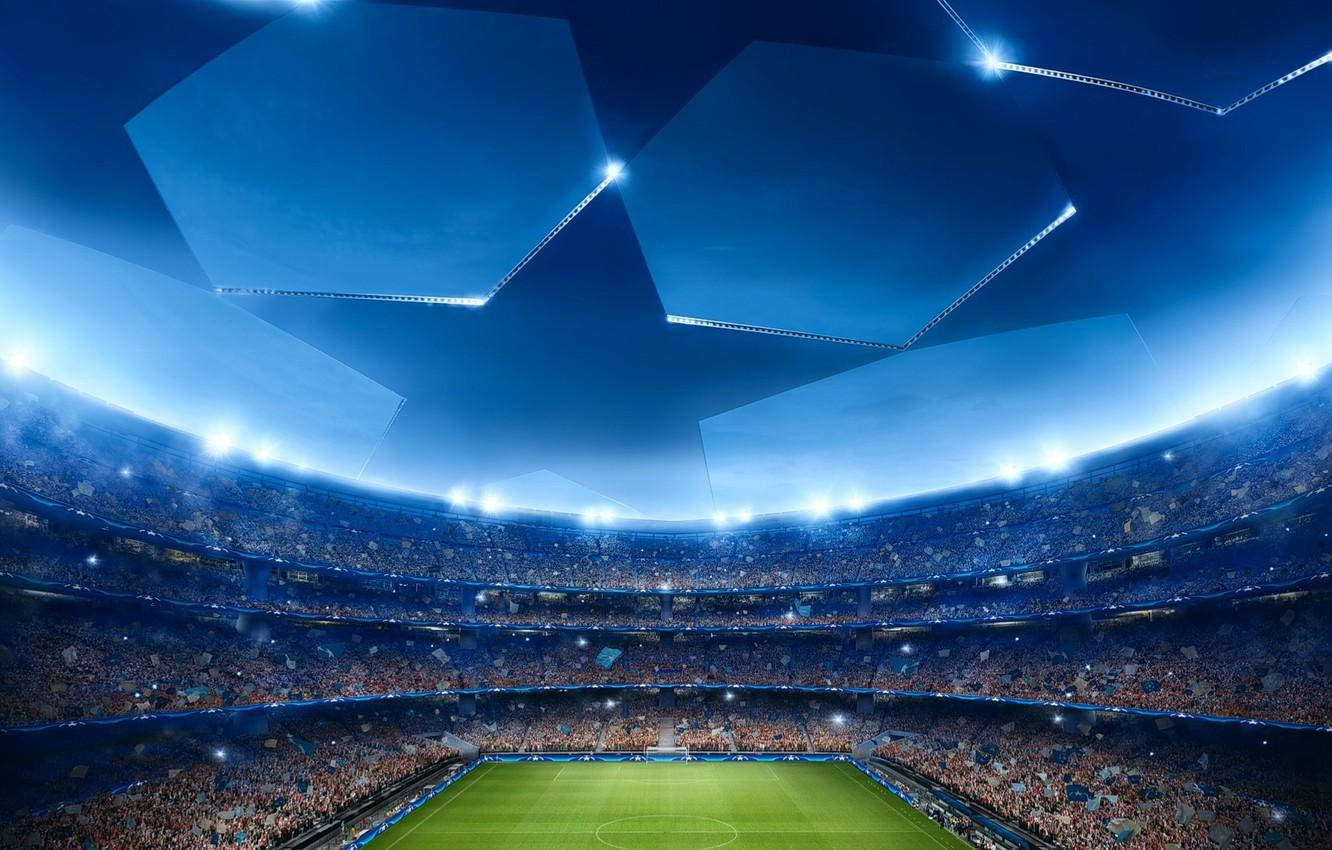 Designde Estrela Do Céu Da Uefa Champions League. Papel de Parede