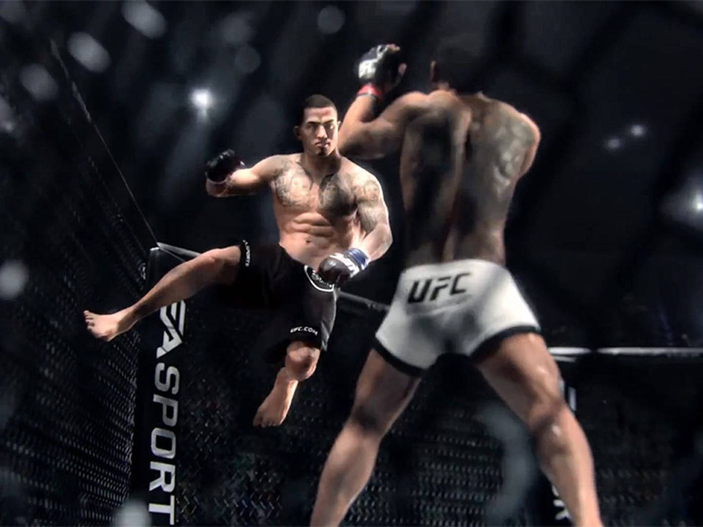 Se fantastiske præstationer på UFC 4K Fight Night Wallpaper