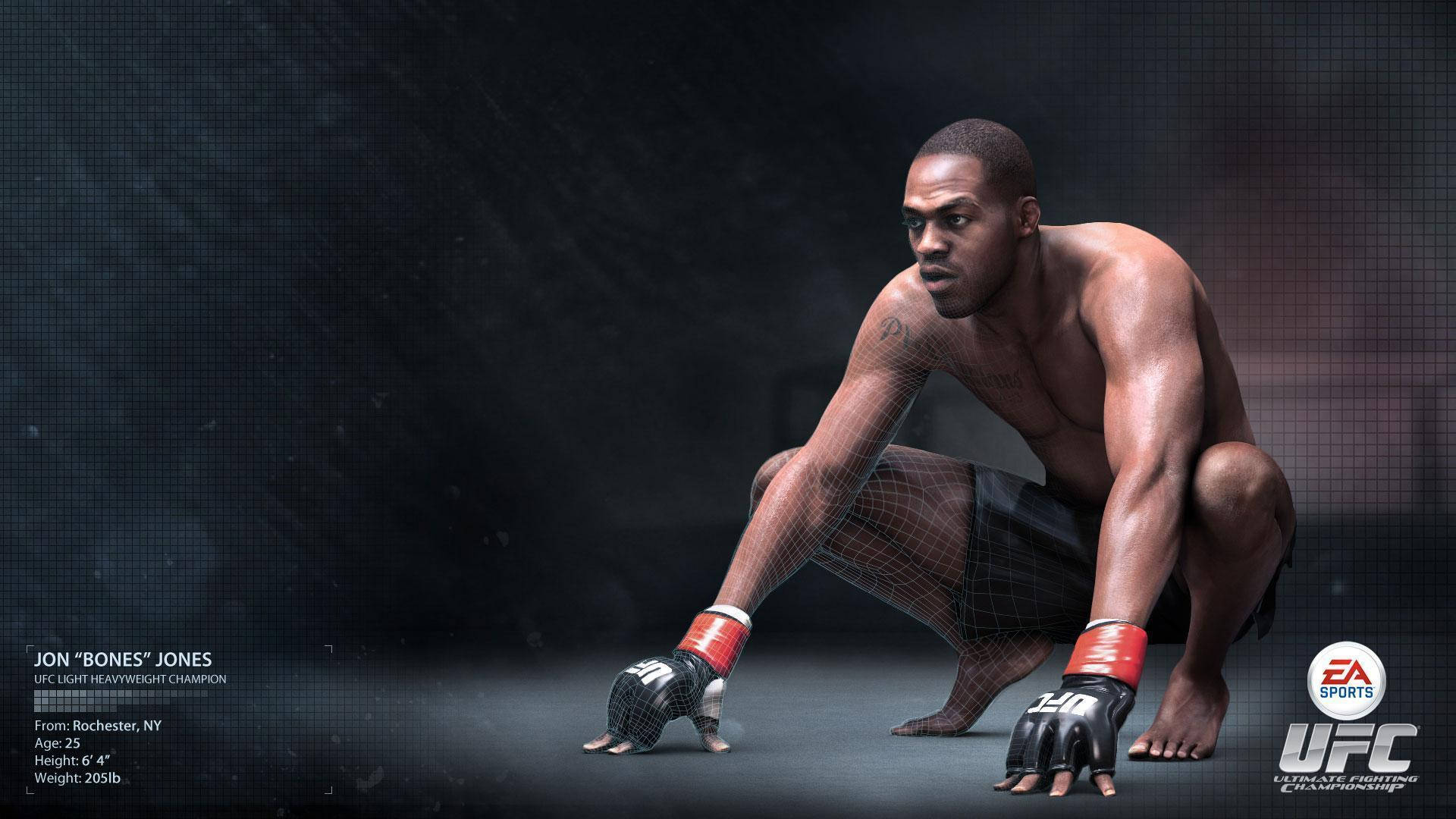 UFC Video Game Screenshot Of Jon Jones Wallpaper