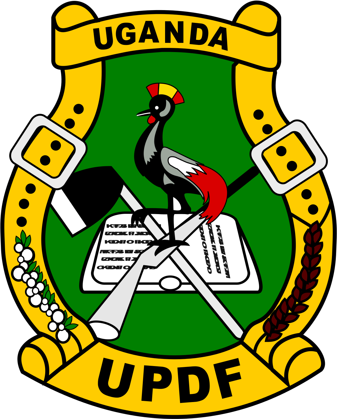 Uganda Military Emblem PNG